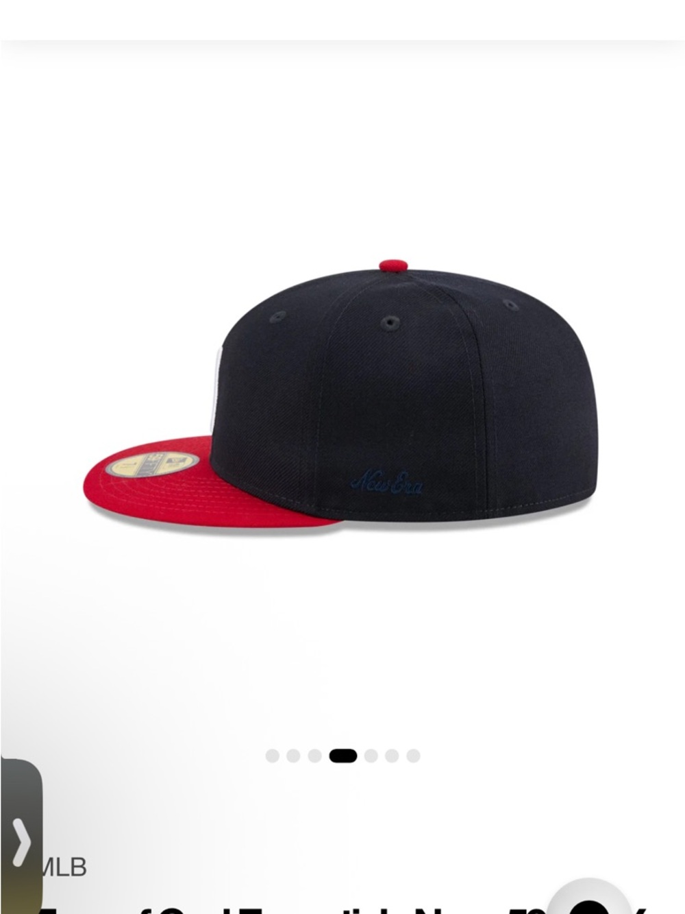 Fear of God Essentials Navy 59FIFTY Fitted 7 1/4 - Picture 2 of 13